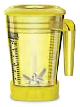 Waring 1.4 L Yellow Copolyester Raptor Jar CAC93XI-03 Yellow