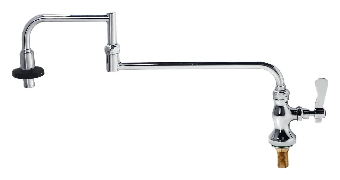 Powerline Deck-Mounted Pot Filler Faucet P-0590 18″ Double-Joint Nozzle