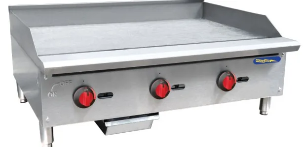 Powerline Gas Countertop Heavy Duty Griddle PBT36-0-36G-A 525 x 909 mm