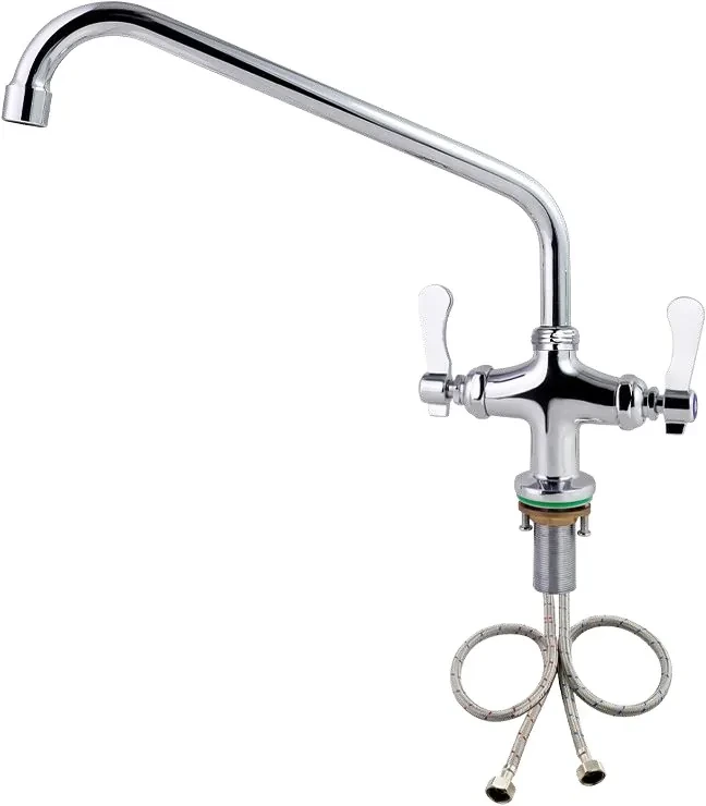 Pili Air Pre-Rinse Komersial Powerline Deck-Mounted Pantry P-0201 Single hole (hot and cold)