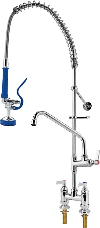 Powerline 高压洗碗花洒总成 Pre-Rinse with 12″ Add-On P-2290-ADF12-B Deck mounted